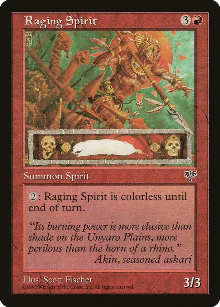 Raging Spirit [Mirage] - MTG Single