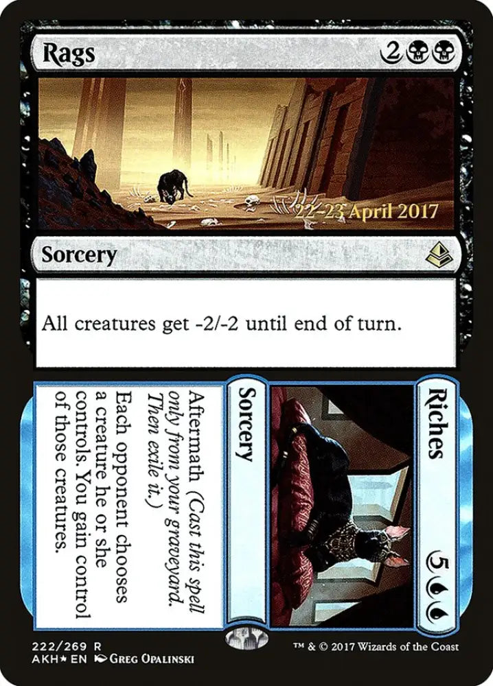 Rags // Riches [Amonkhet Prerelease Promos] - MTG Single