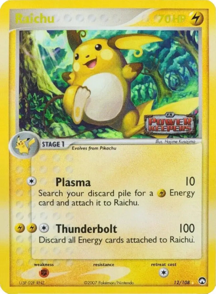 Raichu (12/108) (Stamped) [EX: Power Keepers] - Pokemon Single