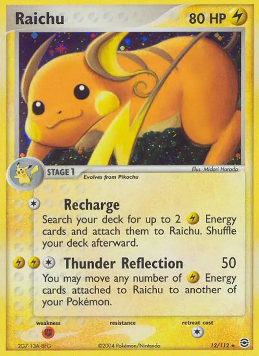 Raichu (12/112) [EX: FireRed & LeafGreen] - Pokemon Single