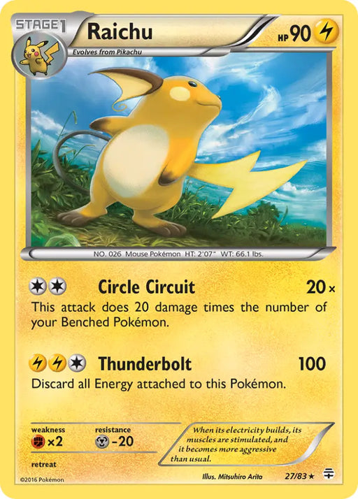 Raichu (27/83) [XY: Generations] - Pokemon Single