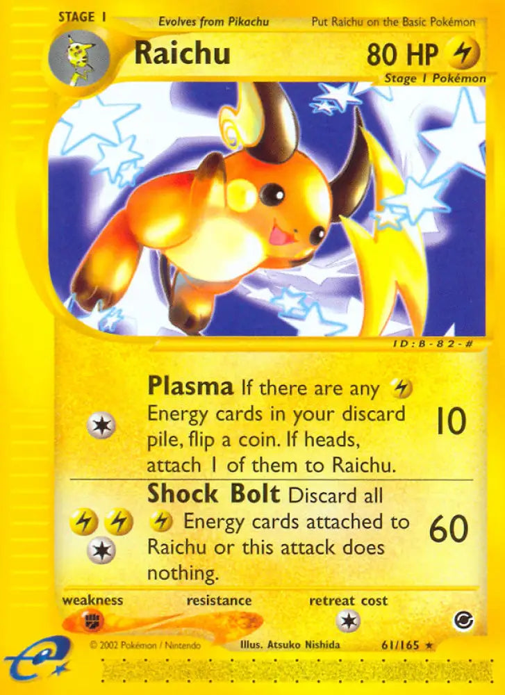 Raichu (61/165) [Expedition: Base Set] - Pokemon Single