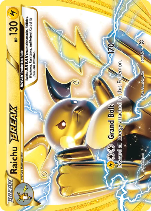 Raichu BREAK (50/162) [XY: BREAKthrough] - Pokemon Single