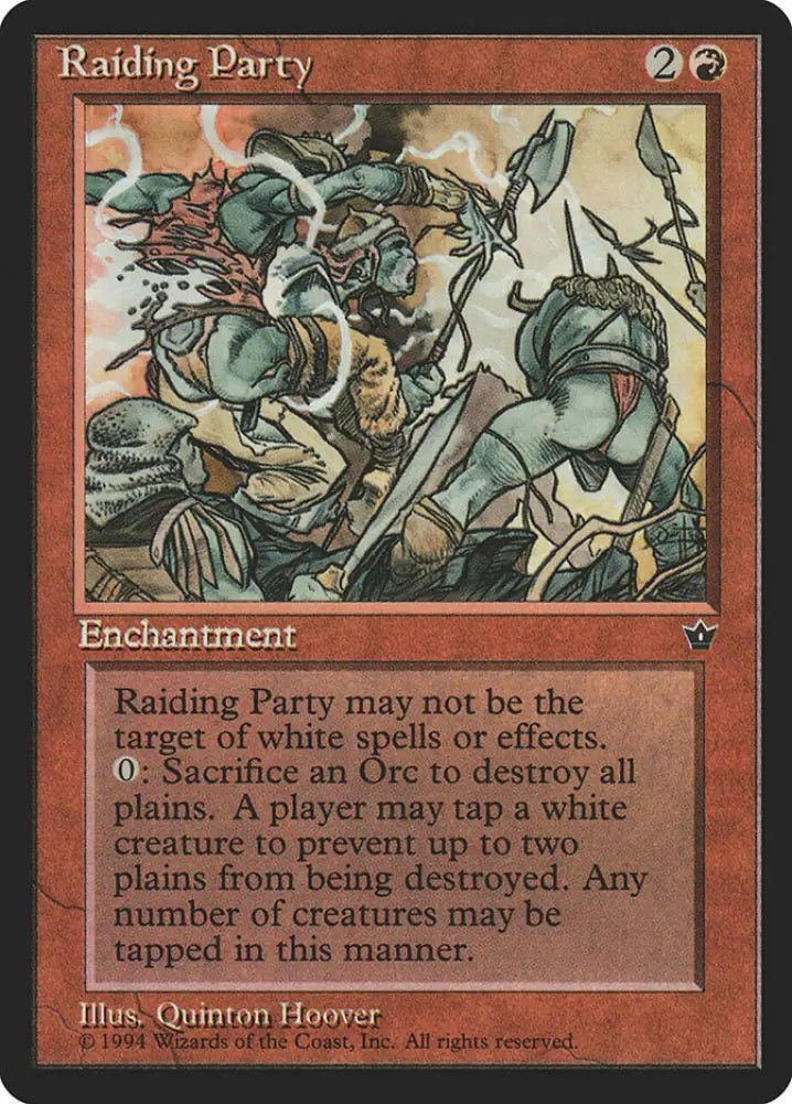 Raiding Party [Fallen Empires] - MTG Single