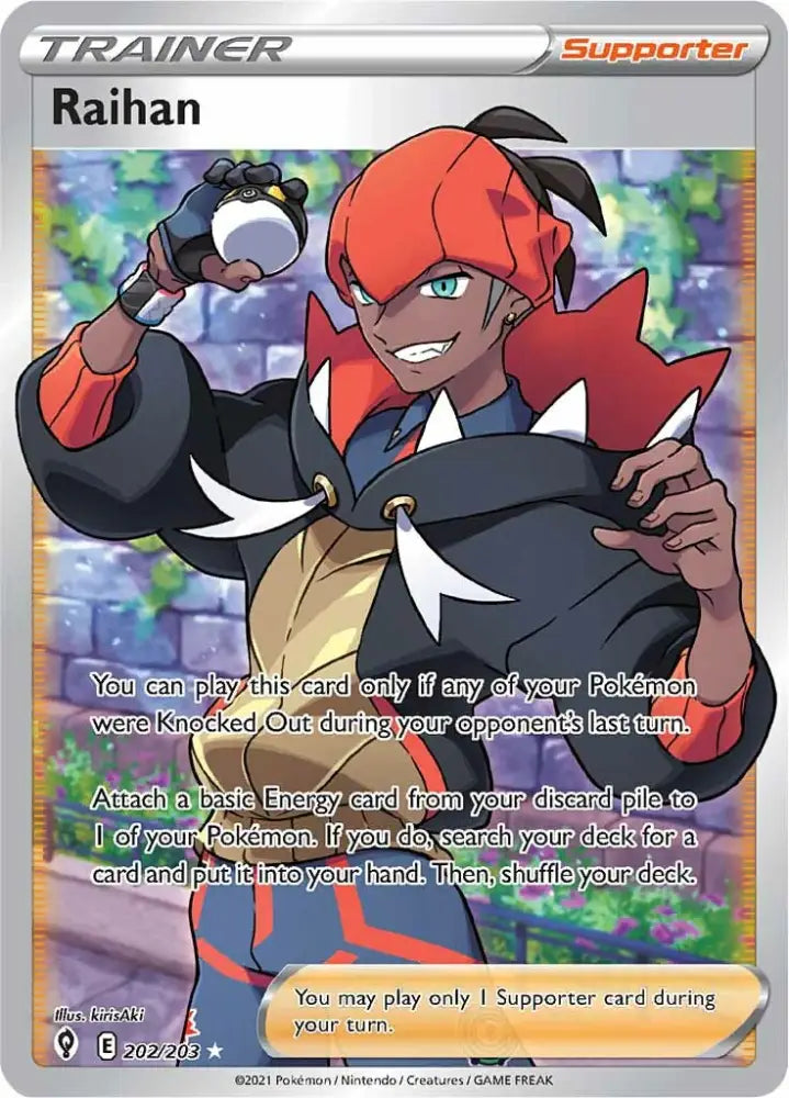 Raihan (202/203) [Sword & Shield: Evolving Skies] - Pokemon Single