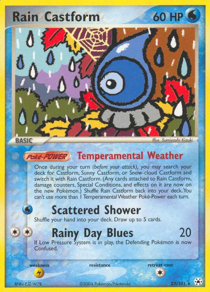 Rain Castform (23/101) [EX: Hidden Legends] - Pokemon Single