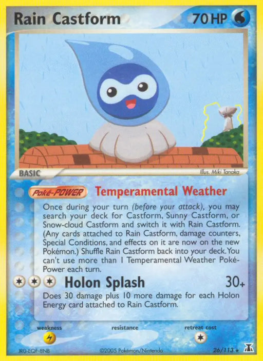 Rain Castform (26/113) [EX: Delta Species] - Pokemon Single
