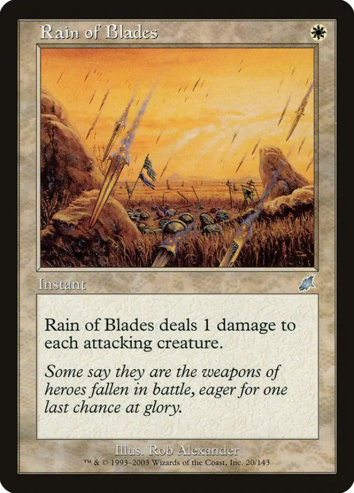 Rain of Blades [Scourge] - MTG Single