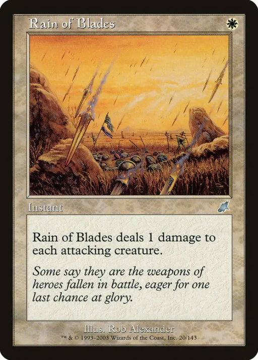Rain of Blades [Scourge] - MTG Single