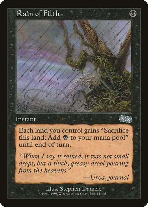 Rain of Filth [Urza’s Saga] - MTG Single