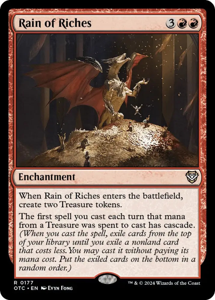 Rain of Riches [Outlaws of Thunder Junction Commander] - MTG Single