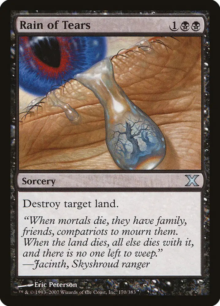 Rain of Tears [Tenth Edition] - MTG Single