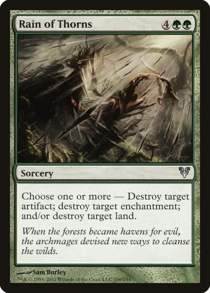 Rain of Thorns [Avacyn Restored] - MTG Single