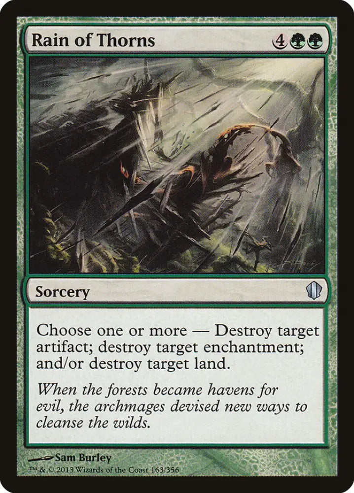 Rain of Thorns [Commander 2013] - MTG Single