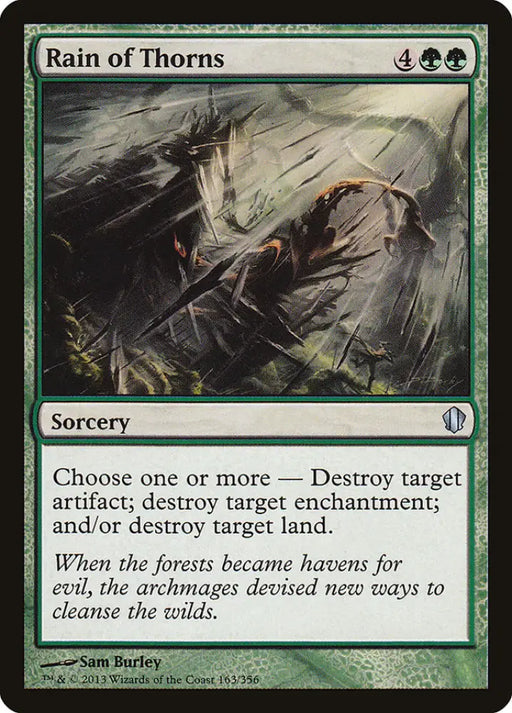 Rain of Thorns [Commander 2013] - MTG Single