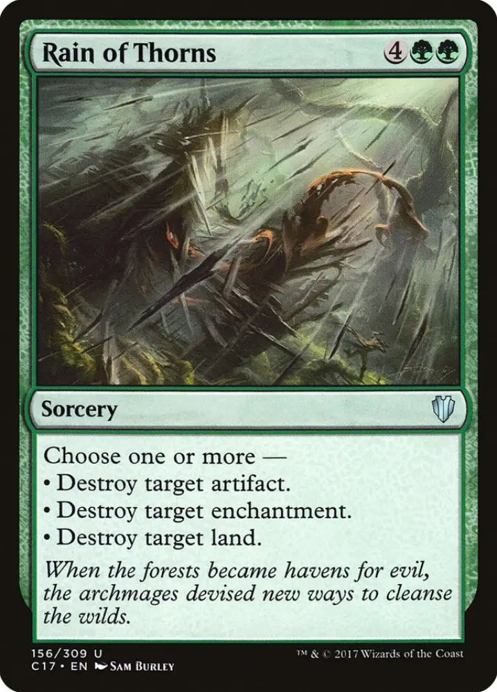Rain of Thorns [Commander 2017] - MTG Single