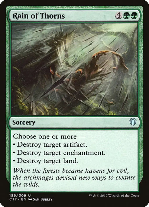 Rain of Thorns [Commander 2017] - MTG Single