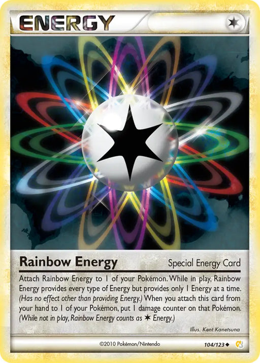 Rainbow Energy (104/123) [HeartGold & SoulSilver: Base Set] - Pokemon Single