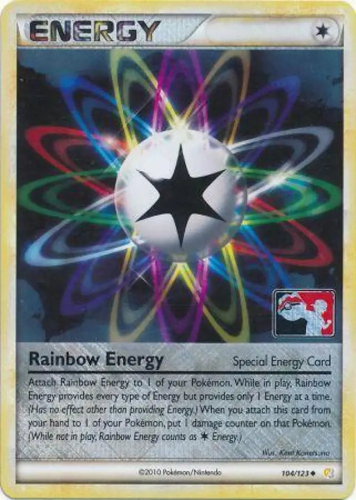 Rainbow Energy (104/123) (League Promo) [HeartGold & SoulSilver: Base Set] - Pokemon Single