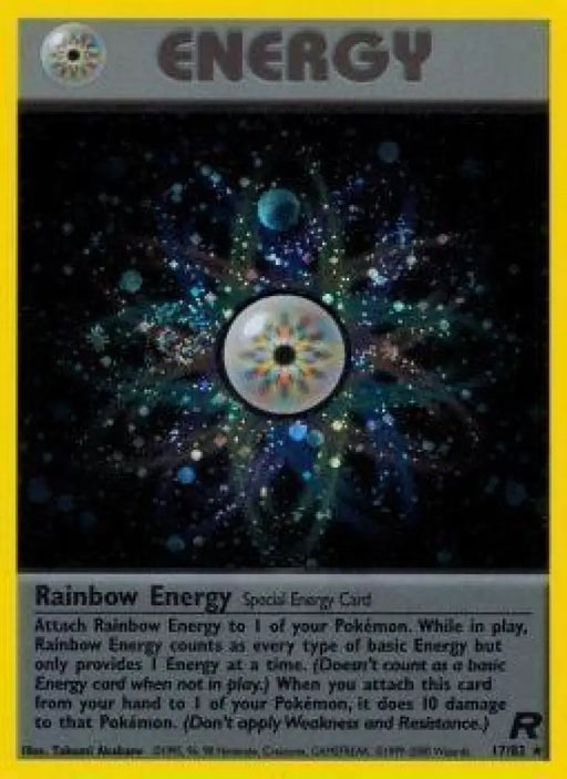 Rainbow Energy (17/82) [Team Rocket Unlimited] - Pokemon Single