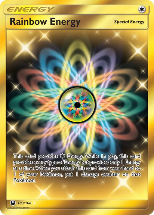 Rainbow Energy (183/168) [Sun & Moon: Celestial Storm] - Pokemon Single
