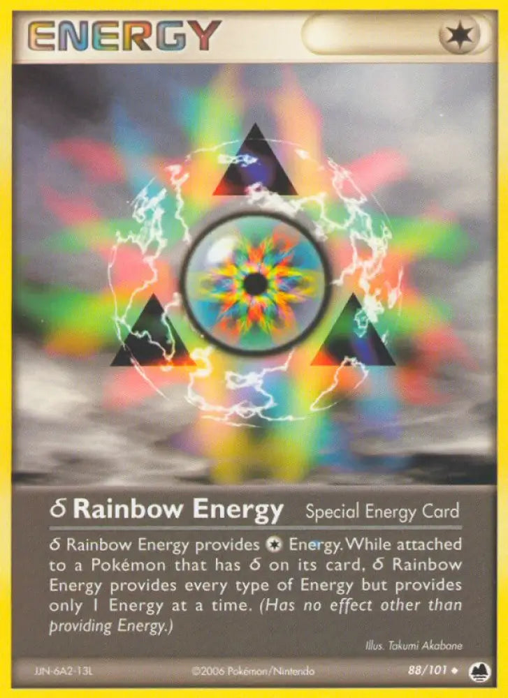 Rainbow Energy (88/101) (Delta Species) [EX: Dragon Frontiers] - Pokemon Single