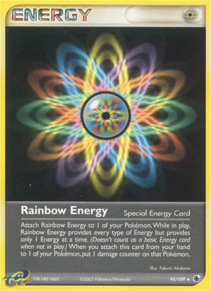 Rainbow Energy (95/109) [EX: Ruby & Sapphire] - Pokemon Single