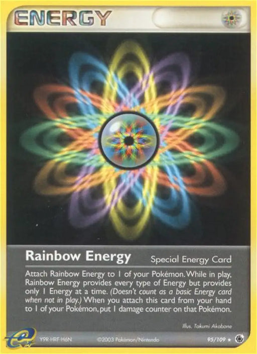 Rainbow Energy (95/109) [EX: Ruby & Sapphire] - Pokemon Single