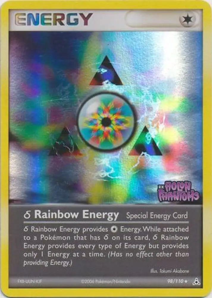 Rainbow Energy (98/110) (Delta Species) (Stamped) [EX: Holon Phantoms] - Pokemon Single
