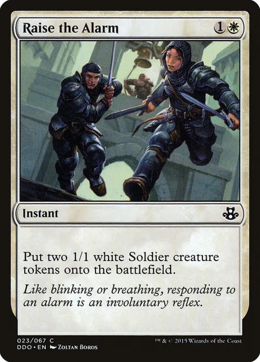 Raise the Alarm [Duel Decks: Elspeth vs. Kiora] - MTG Single