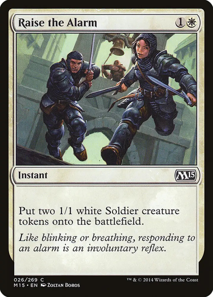 Raise the Alarm [Magic 2015] - MTG Single