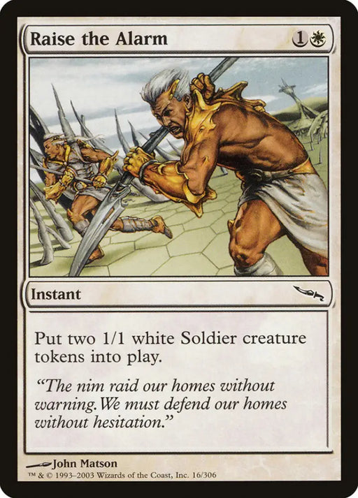 Raise the Alarm [Mirrodin] - MTG Single