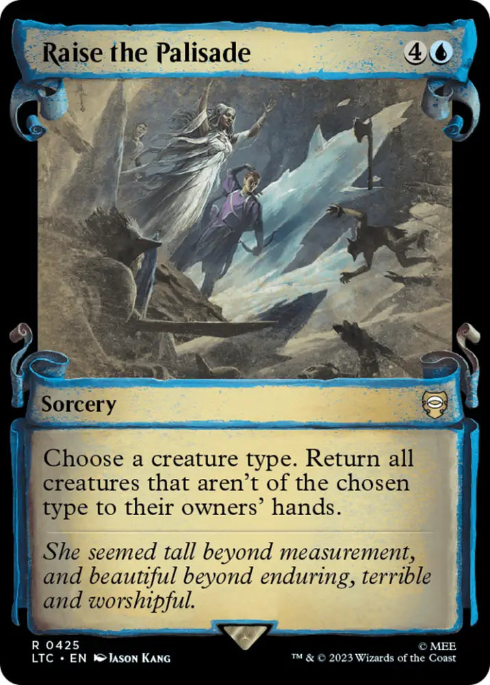 Raise the Palisade [The Lord of the Rings: Tales of Middle-Earth Commander Showcase Scrolls] - MTG Single