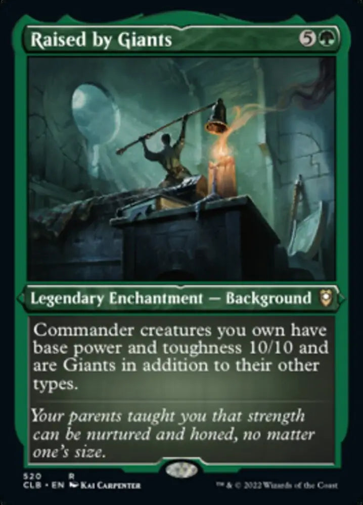 Raised by Giants (Foil Etched) [Commander Legends: Battle for Baldur’s Gate] - MTG Single