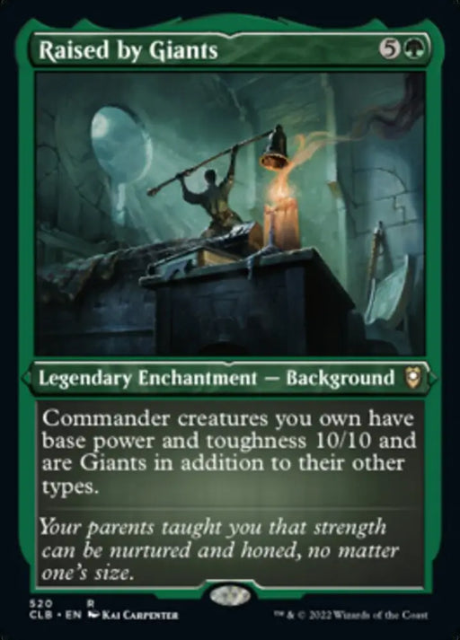 Raised by Giants (Foil Etched) [Commander Legends: Battle for Baldur’s Gate] - MTG Single