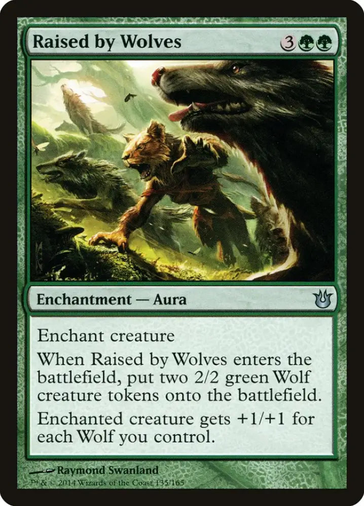 Raised by Wolves [Born of the Gods] - MTG Single