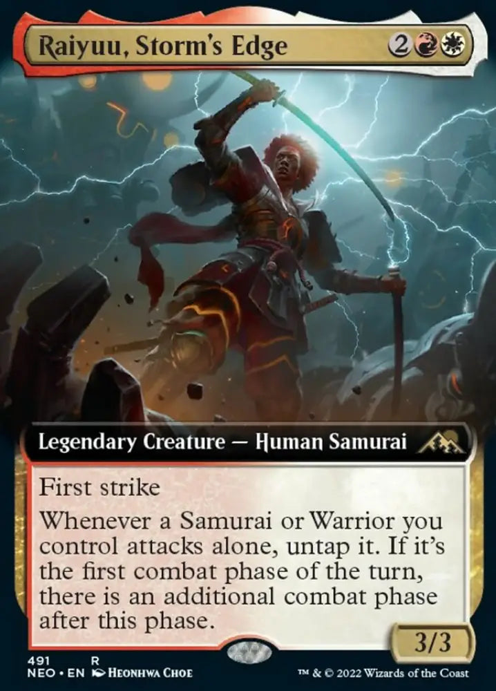 Raiyuu Storm’s Edge (Extended Art) [Kamigawa: Neon Dynasty] - MTG Single