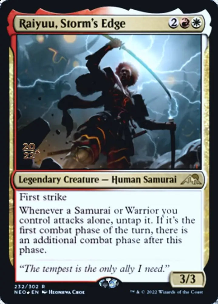 Raiyuu Storm’s Edge [Kamigawa: Neon Dynasty Prerelease Promos] - MTG Single