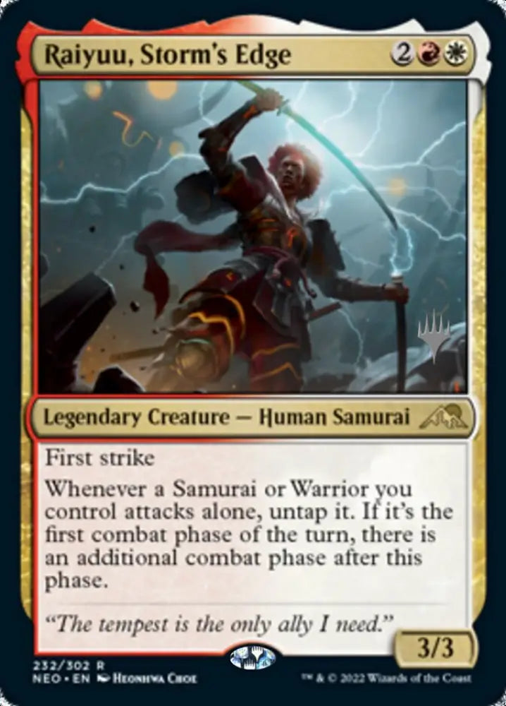 Raiyuu Storm’s Edge (Promo Pack) [Kamigawa: Neon Dynasty Promos] - MTG Single