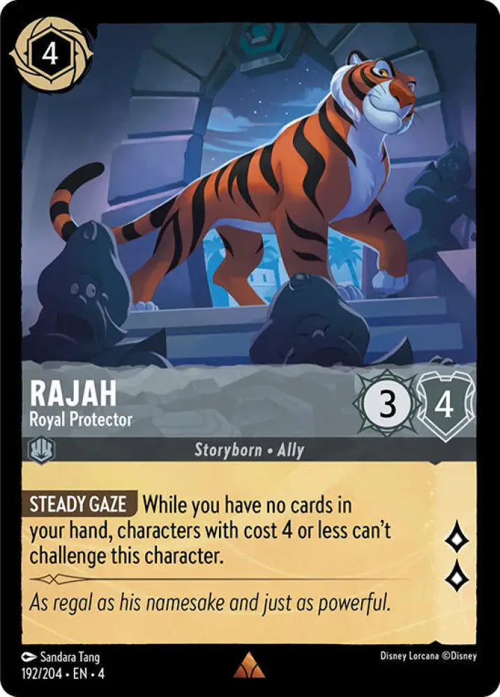 Rajah - Royal Protector (192/204) [Ursula’s Return] - Lorcana Single