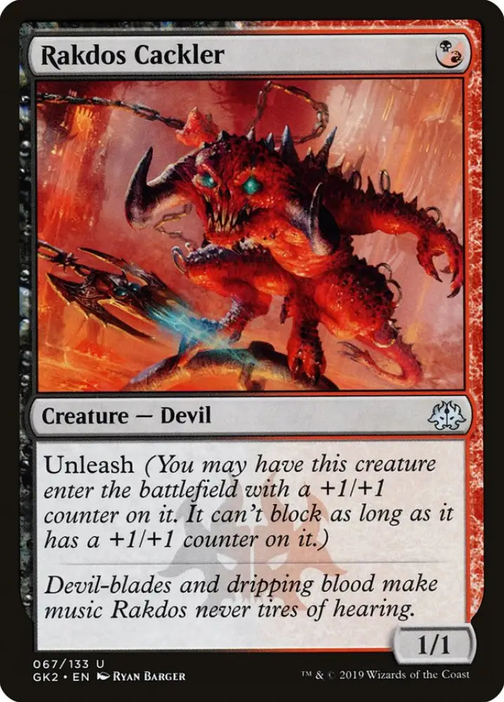 Rakdos Cackler [Ravnica Allegiance Guild Kit] - MTG Single
