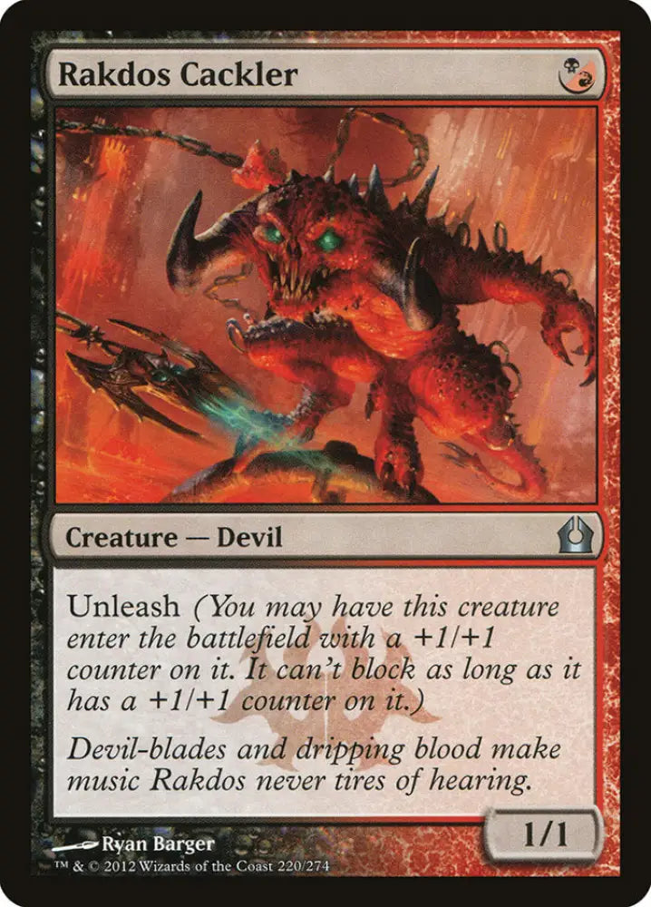 Rakdos Cackler [Return to Ravnica] - MTG Single
