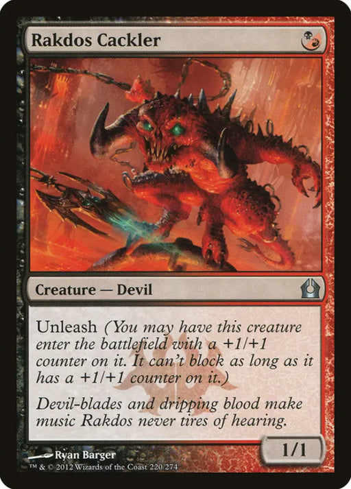 Rakdos Cackler [Return to Ravnica] - MTG Single