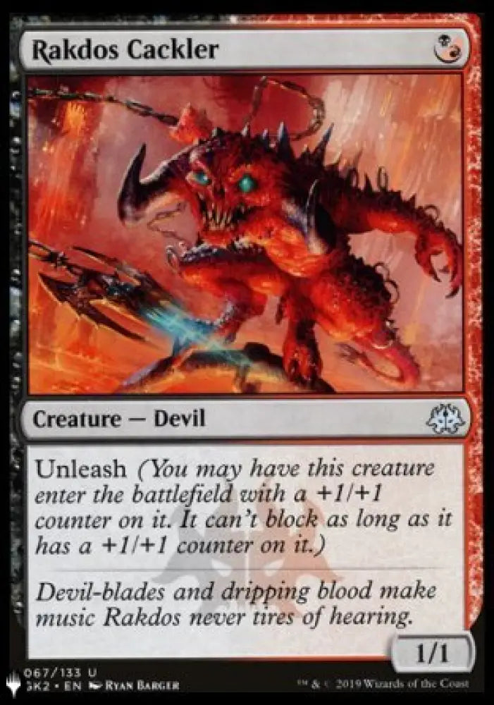 Rakdos Cackler [The List] - MTG Single