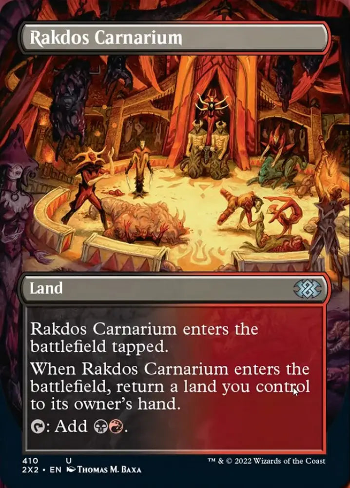 Rakdos Carnarium (Borderless Alternate Art) [Double Masters 2022] - MTG Single