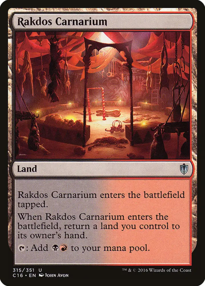 Rakdos Carnarium [Commander 2016] - MTG Single