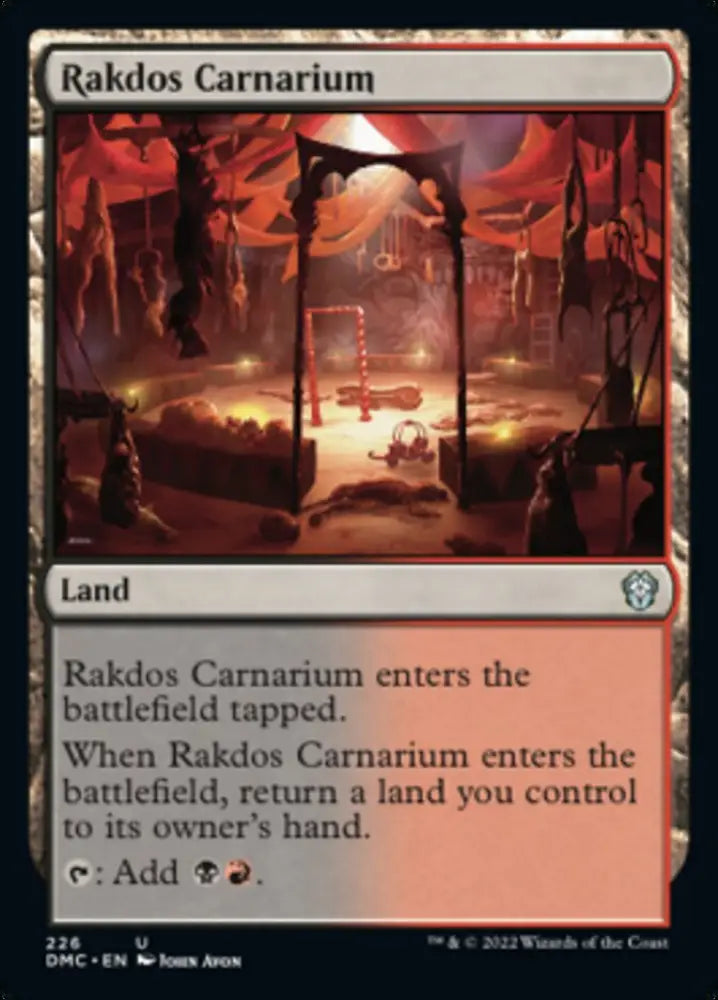 Rakdos Carnarium [Dominaria United Commander] - MTG Single