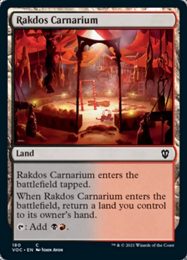 Rakdos Carnarium [Innistrad: Crimson Vow Commander] - MTG Single