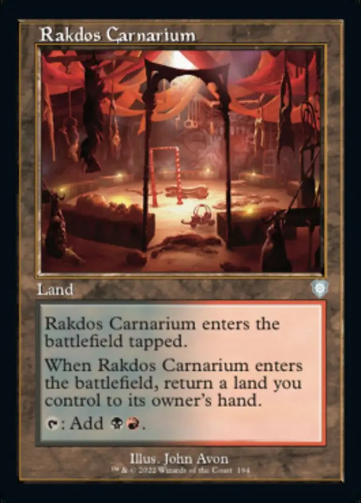 Rakdos Carnarium (Retro) [The Brothers’ War Commander] - MTG Single