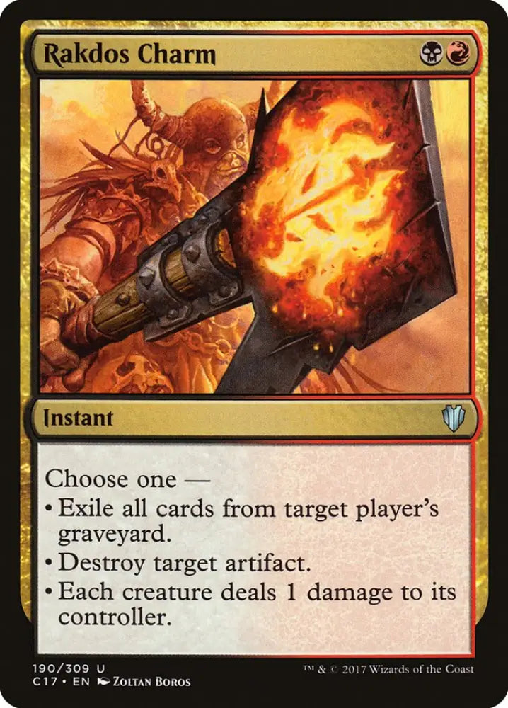 Rakdos Charm [Commander 2017] - MTG Single